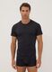 2-pack of black stretch microfibre T-shirts, regular fit_0