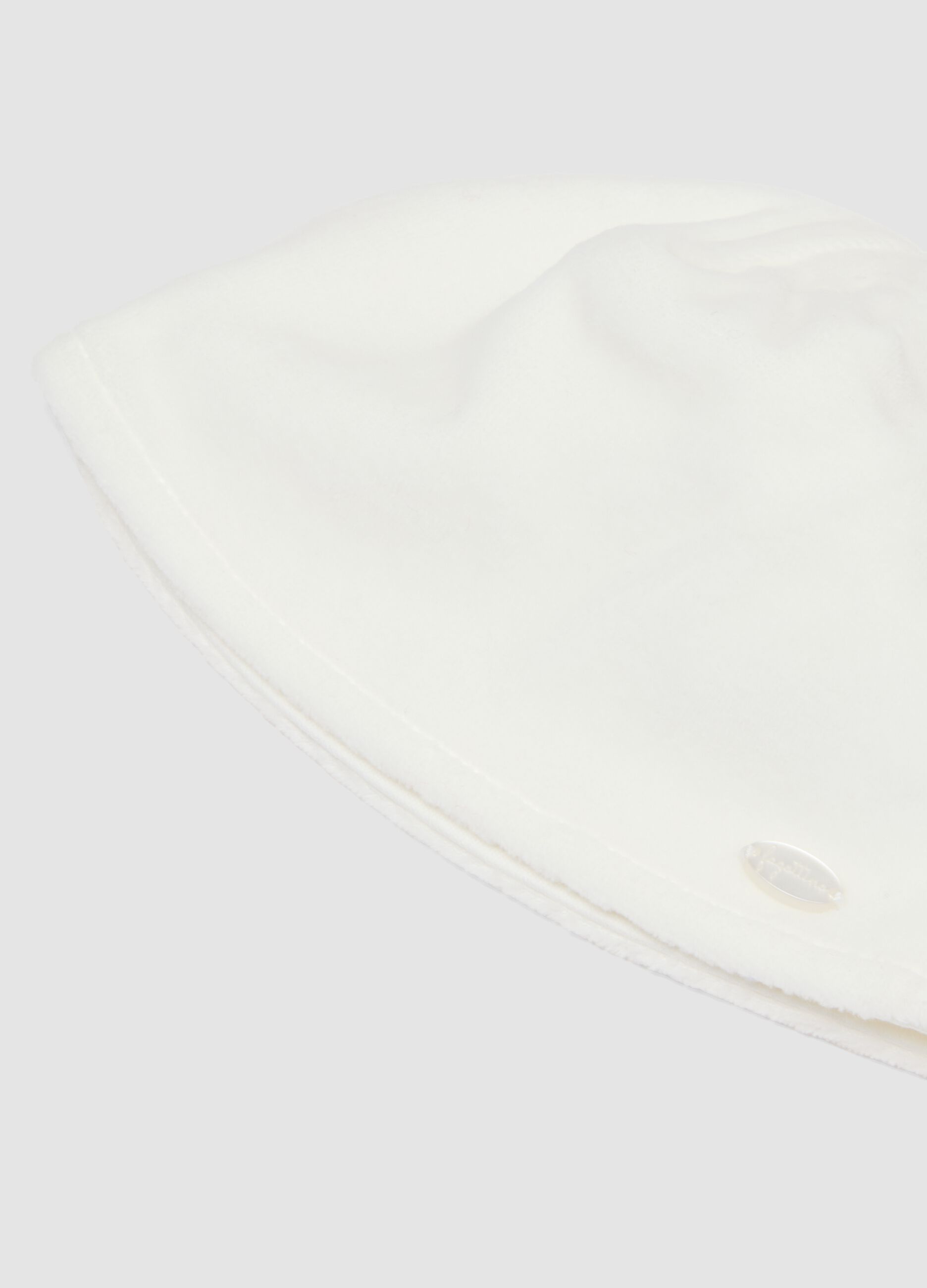 White set with hat and booties in pure organic cotton
