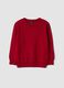 Maglia rossa in pura lana a maniche lunghe regular fit_0