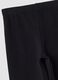 Black organic stretch cotton leggings_2