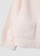 Pink pure cotton sweatshirt with crew neck and zip_3