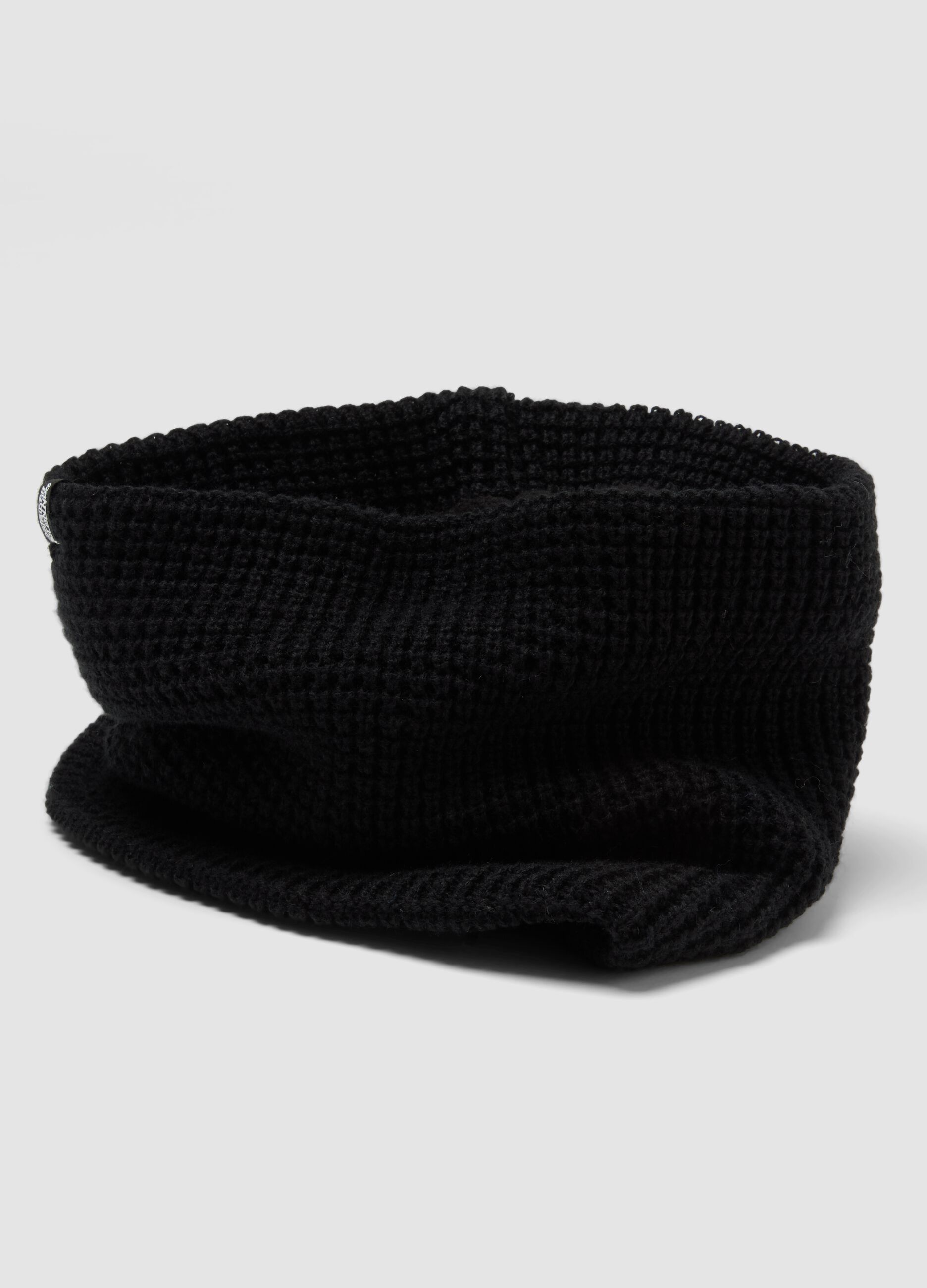 Sciarpa a collo nero in maglia
