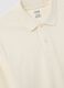 Beige pure cotton polo regular fit_5