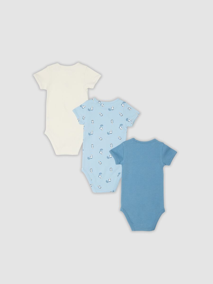 Multicolour organic cotton baby bodysuit 3-pack_1