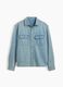 Denim shirt in a cotton and lyocell blend with two pockets_3