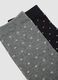 3-pack of grey and black organic stretch cotton socks_2