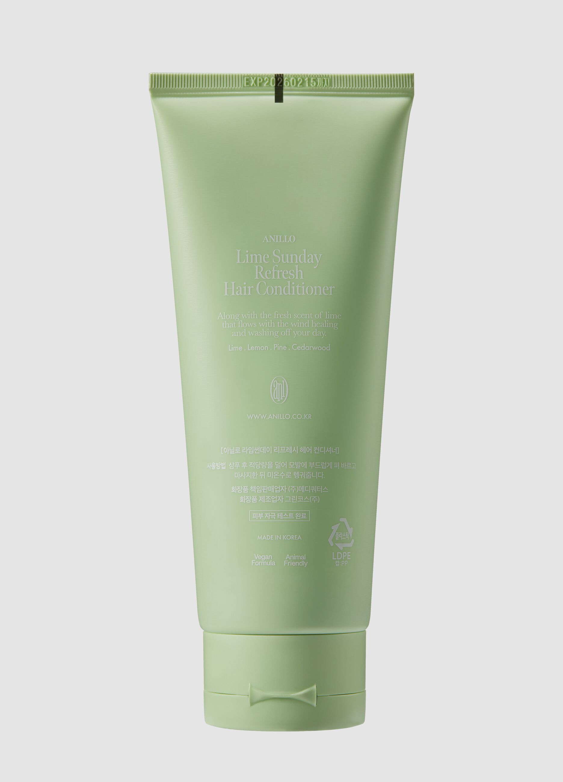 Lime Sunday Refresh Hair Conditioner 150ml - Korean haircare