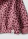 Pink hooded sweatshirt in stretch cotton with all-over animal print for baby girl_3