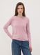 Pink fitted long-sleeve crew-neck top_2