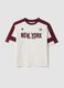 T-shirt bianca in puro cotone con girocollo_3