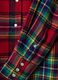 Camicia flanella check tartan in puro cotone regular fit_1