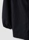 Black kids&rsquo; school smock with zip and Sonic embroidery_3