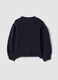 Blue cable-knit cardigan with buttons, regular fit_1