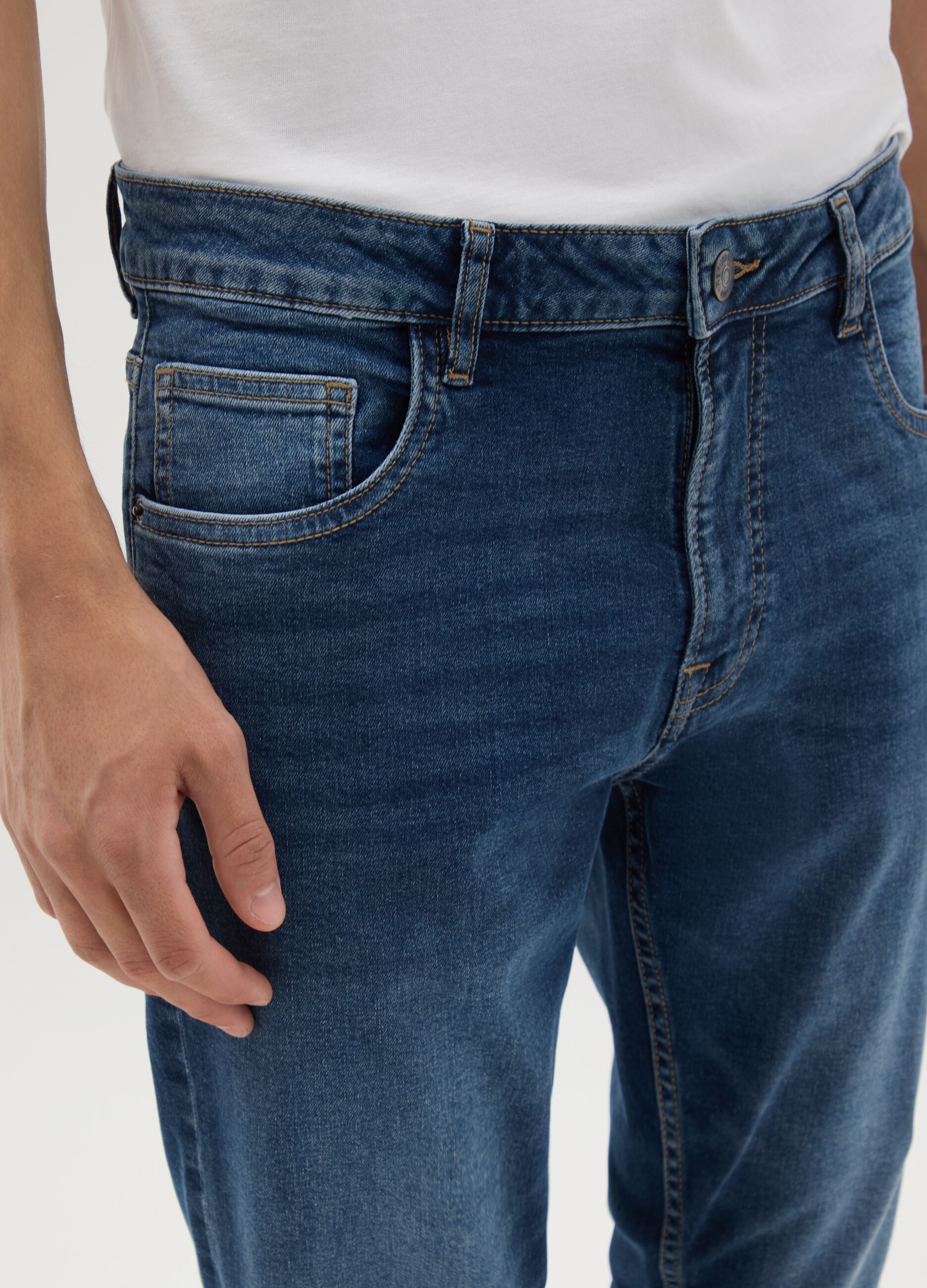Skinny Fit Blue Denim Jeans
