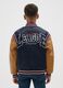 Blue Boy's Bomber Jacket with Buttons_1