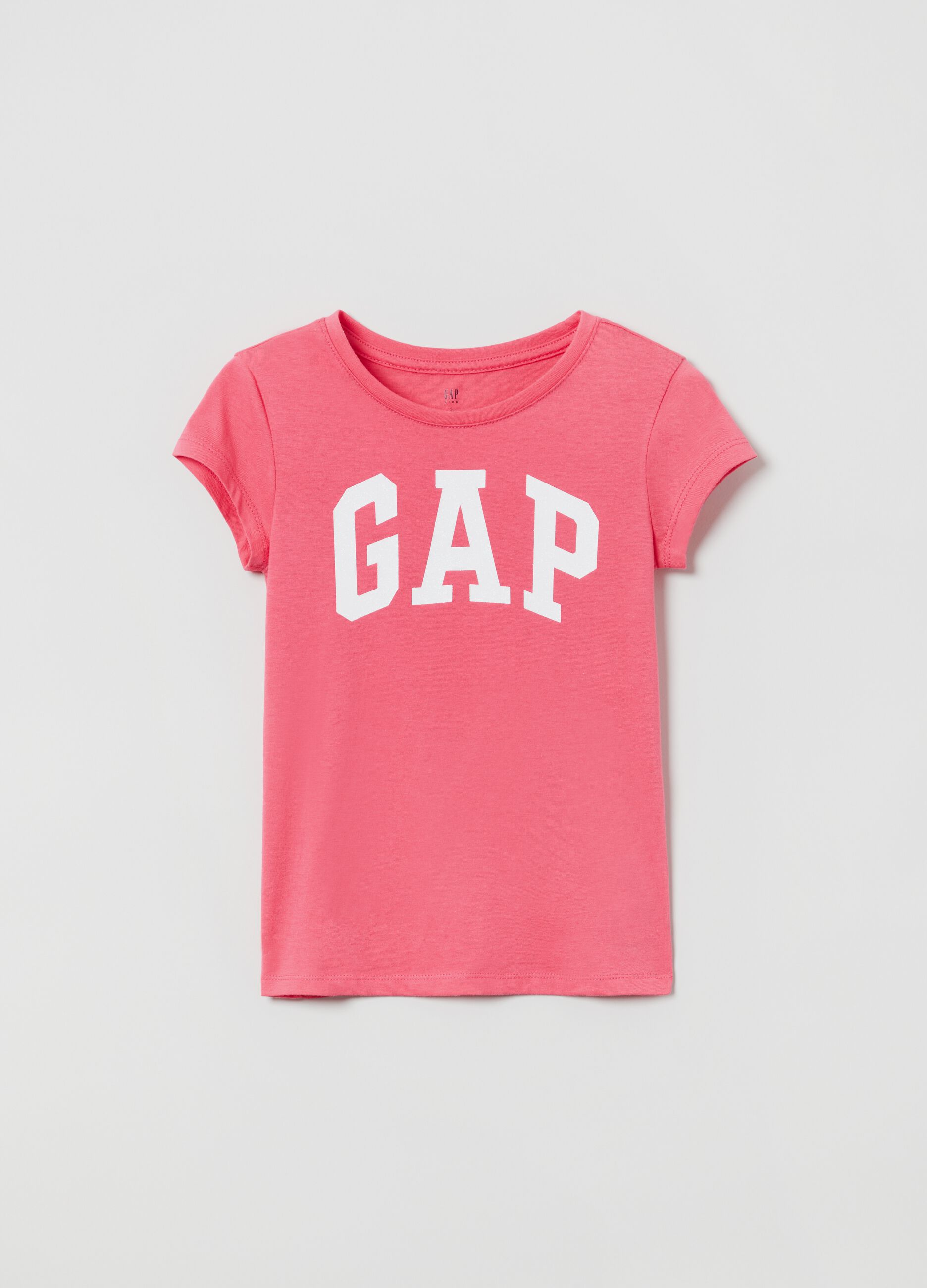Cotton T-shirt with logo print