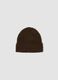 Blue and brown stretch wool hat_0