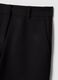 Black Straight Stretch Trousers_5