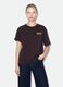 Grey pure cotton oversized T-shirt with chest slogan_2