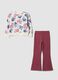White and red cotton-blend Lilo & Stitch tracksuit_0