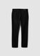 Black slim-fit jeans in cotton and viscose blend_7