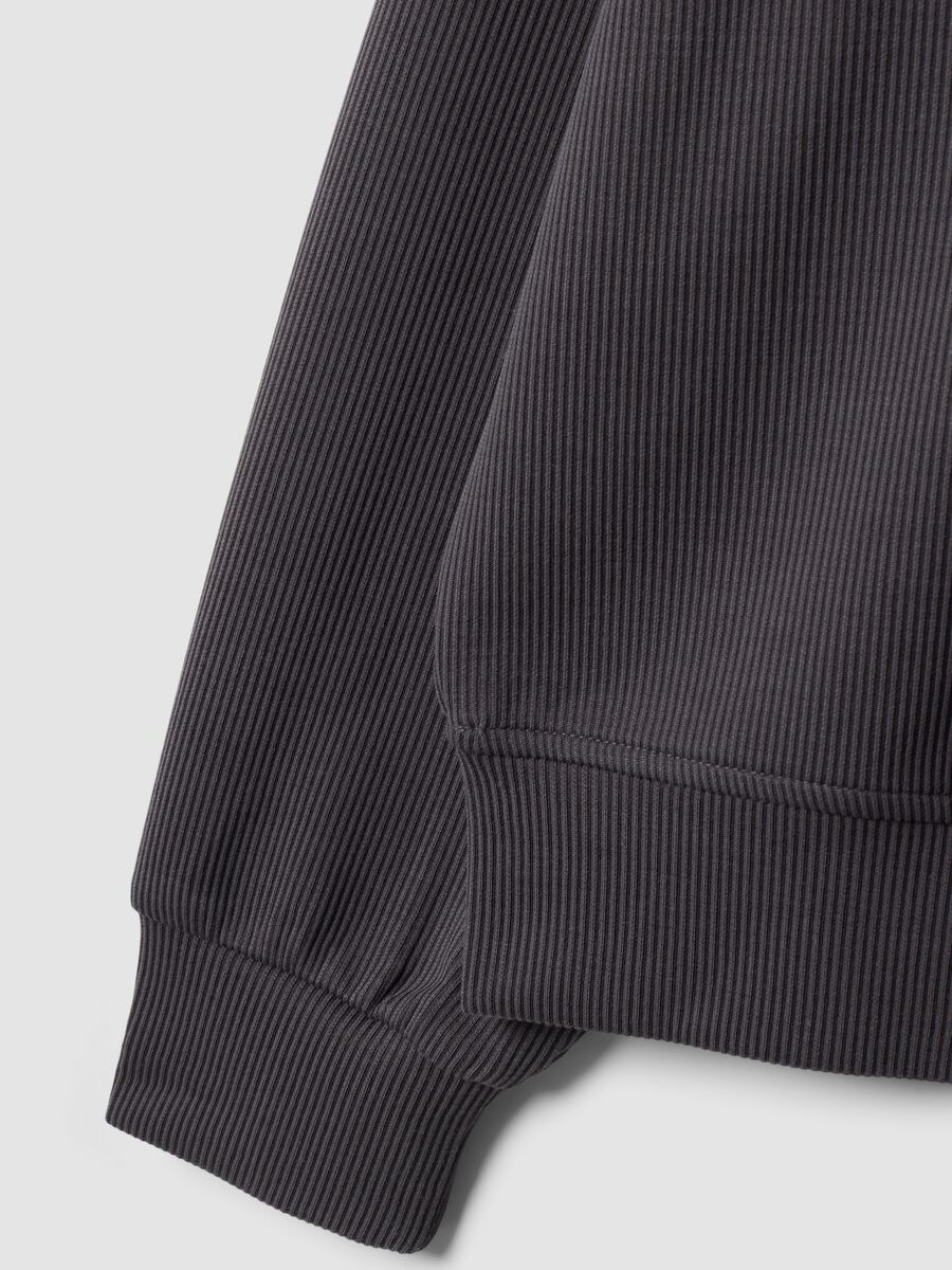 Grey stretch modal crew-neck sweatshirt ALTAVIA STUDIO_6