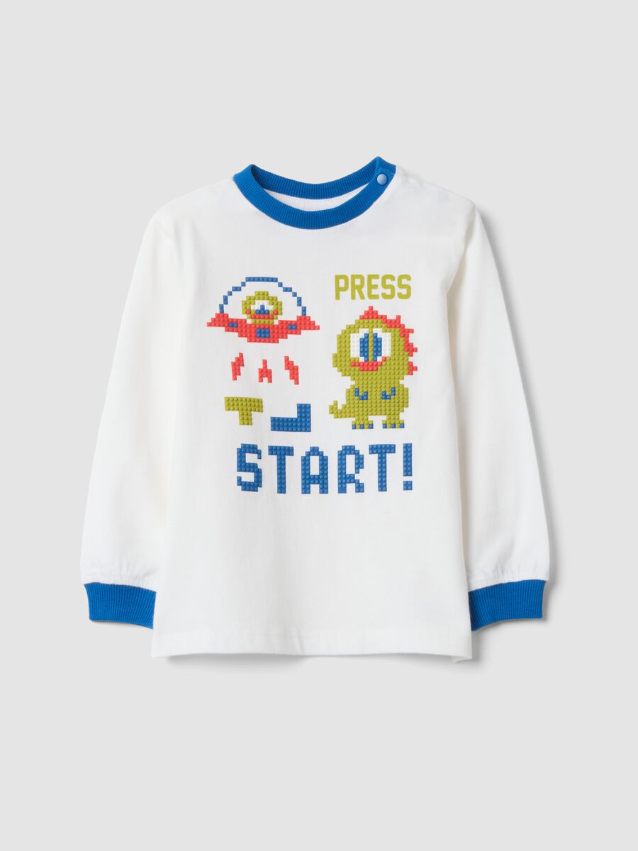 White organic cotton crew-neck T-shirt_0