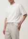 Pantaloni straight grigi in twill di cotone elasticizzato_2