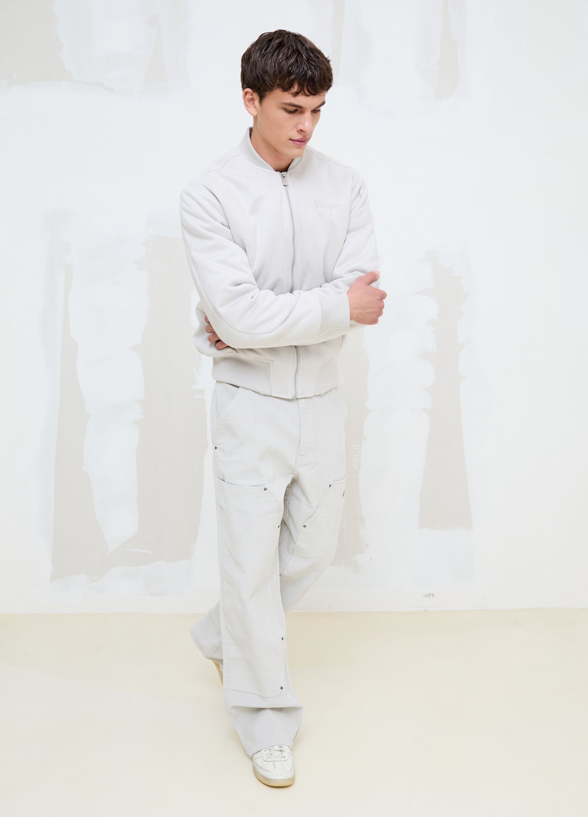 Corduroy Carpenter Trousers Light Beige