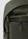 Zaino verde idrorepellente con tasca frontale_1