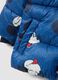 Blue hooded padded jacket with Mickey & Friends print_2