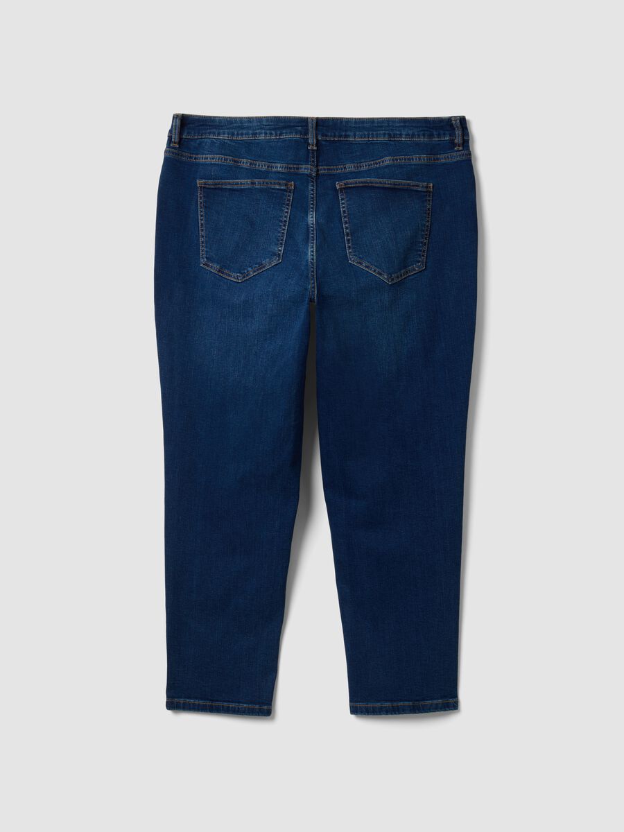 Blue stretch-cotton denim slim-fit jeans_2