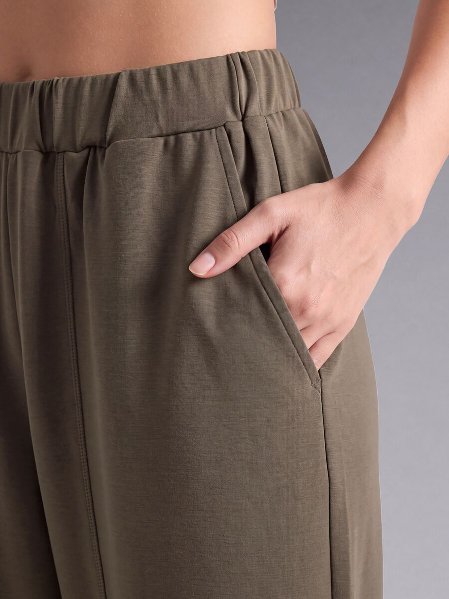 Green soft-touch joggers ALTAVIA STUDIO_2