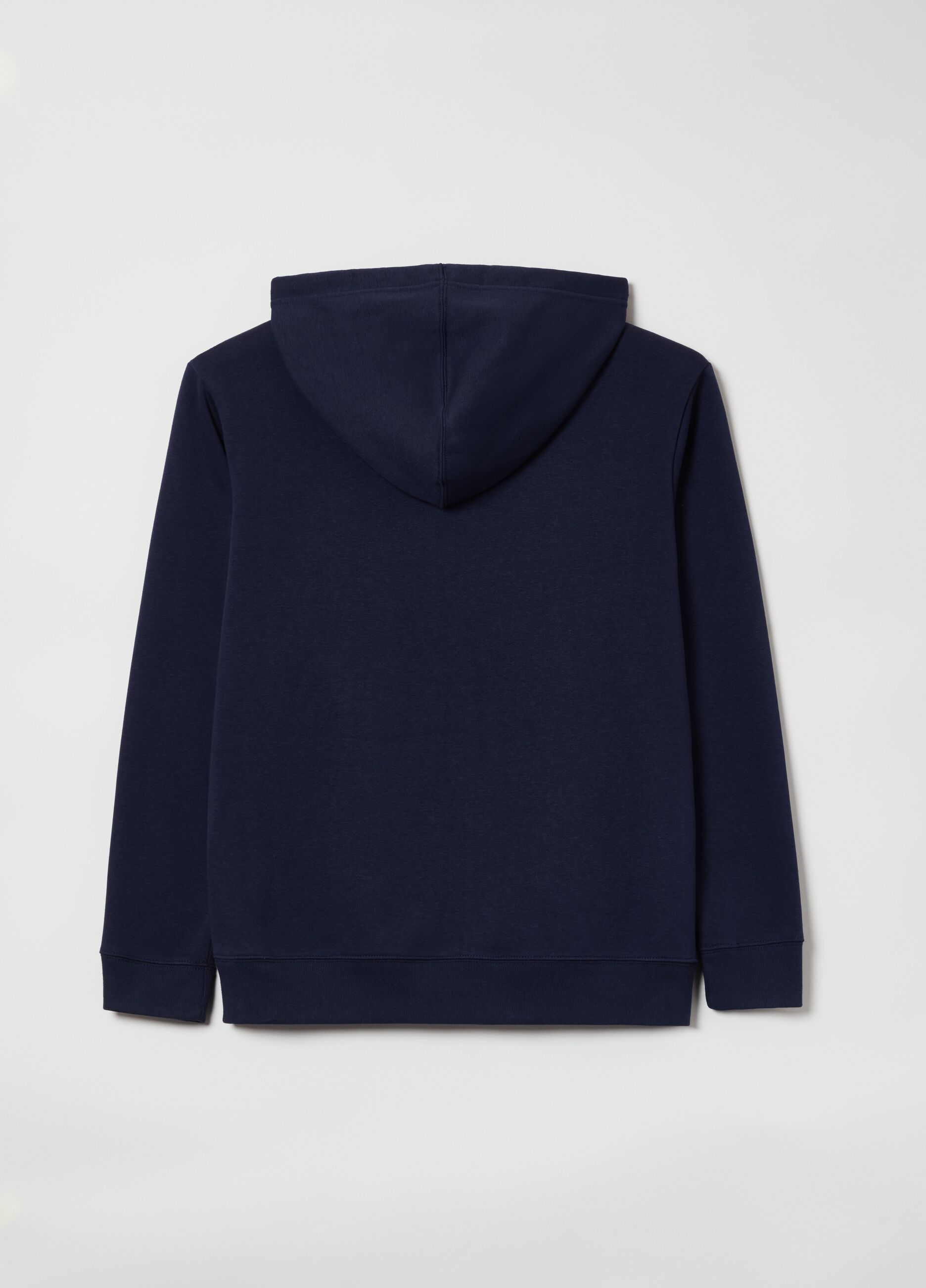 Hoodie with embroidered logo