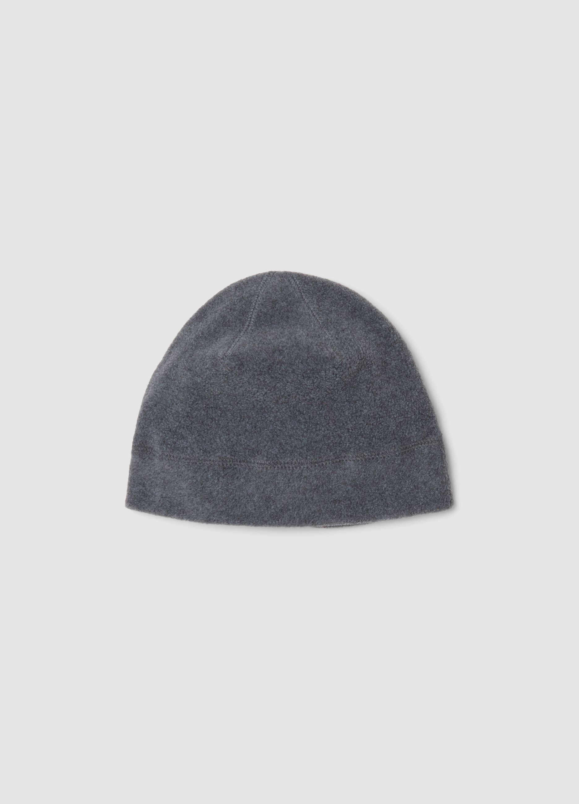 Grey fleece beanie