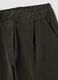 Green ribbed regular-fit stretch-cotton trousers_1