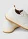 White genuine leather trainers with contrast sole_2