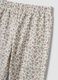 White floral pure organic cotton pyjamas for baby girl_3
