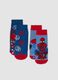 2-pack of MARVEL Spider-Man stretch organic cotton non-slip socks_0