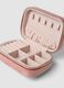 Pink stretch-fabric jewellery case with zip_2