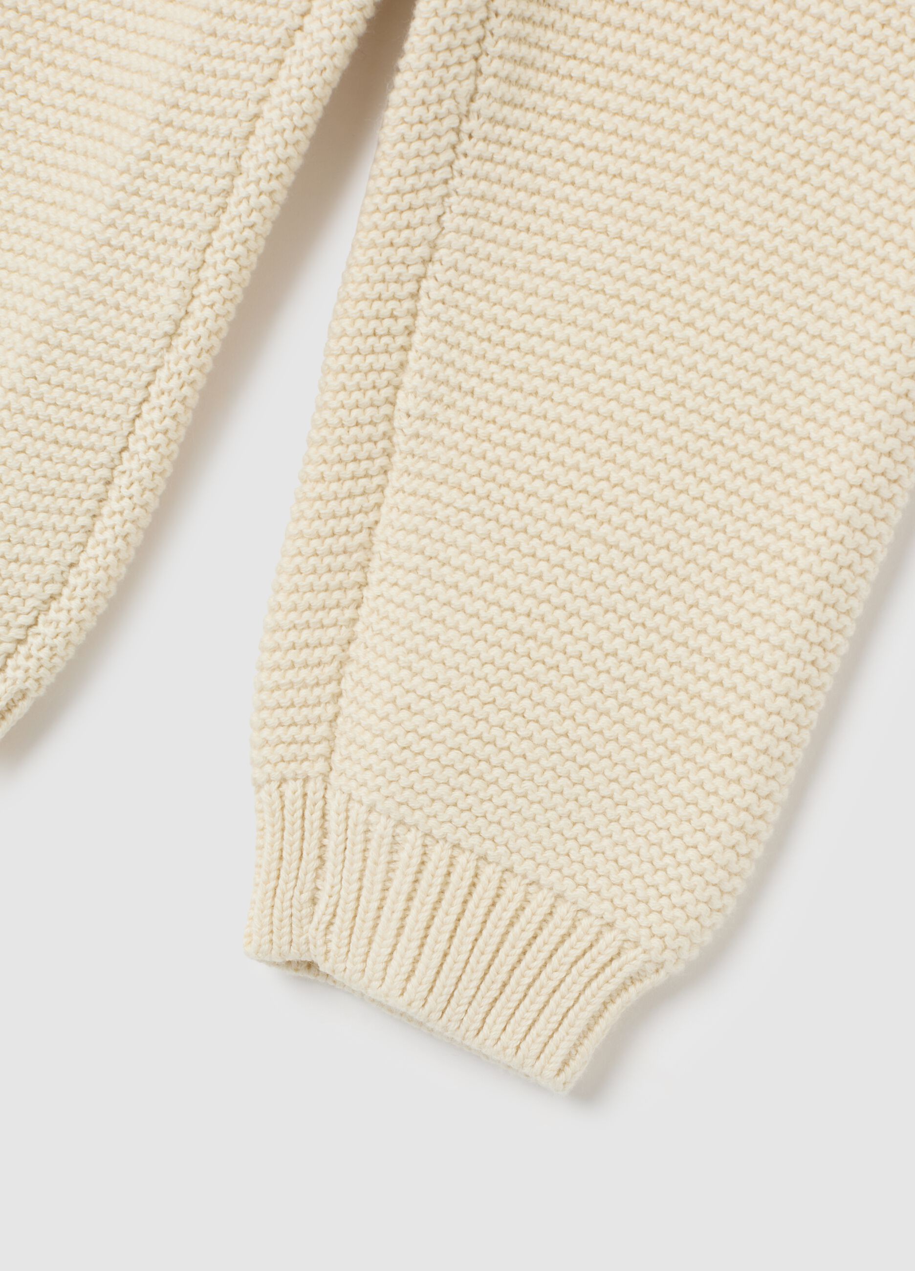 Knitted cotton trousers