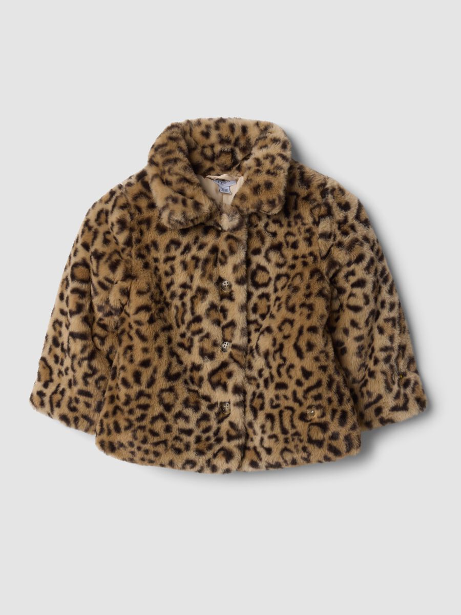 Brown animal print jacket_0