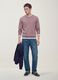 Maglia rosa girocollo in jersey knit regular fit_2