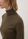 Brown crew-neck pure cotton T-shirt_2