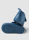 Blue shark slippers with Velcro fastening_2