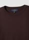 Maglia marrone in misto viscosa girocollo_5