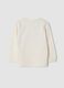 White crew-neck T-shirt in pure organic cotton_1