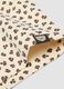 Beige stretch-cotton animal print scarf for girls_2