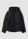 Black Ultralight Quilted Jacket with Hood and Zip_4