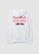 White cotton-blend hoodie with New York Red Bulls print_2